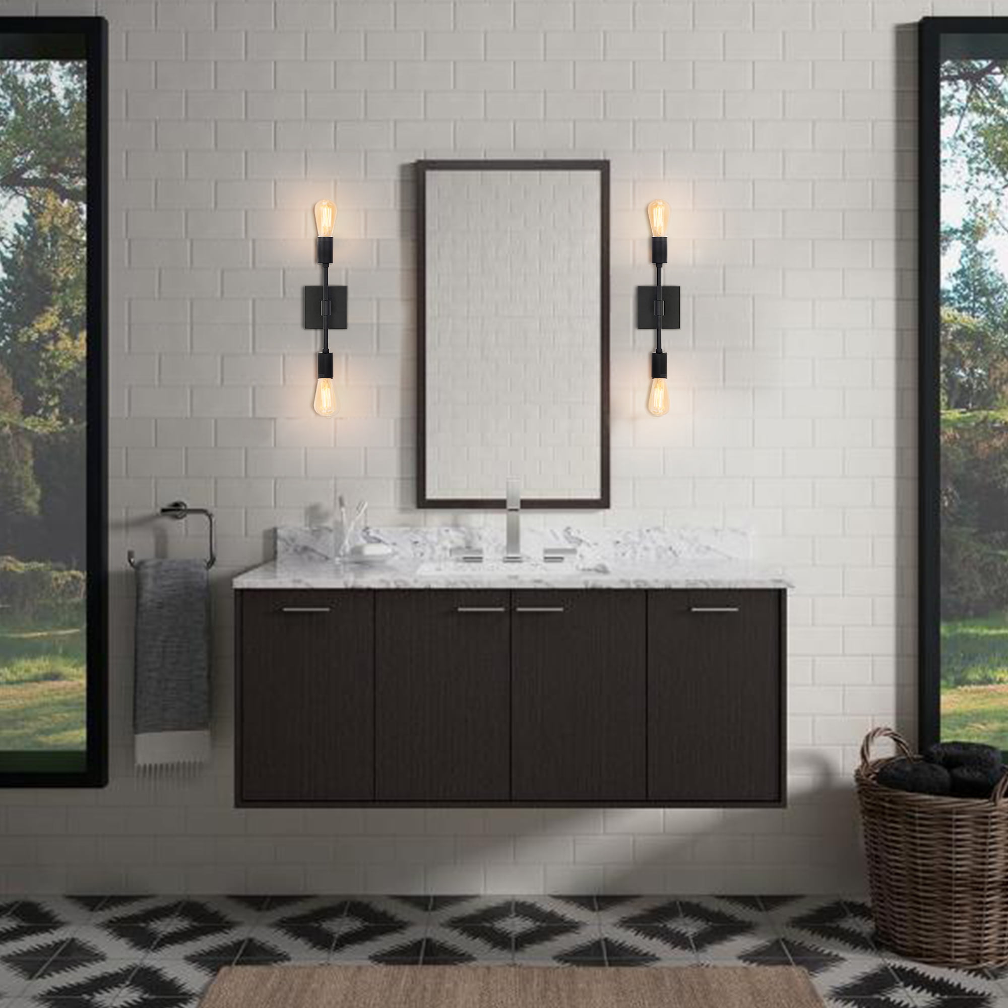 Efficient Minimalist LED Wall Reading Lamp
