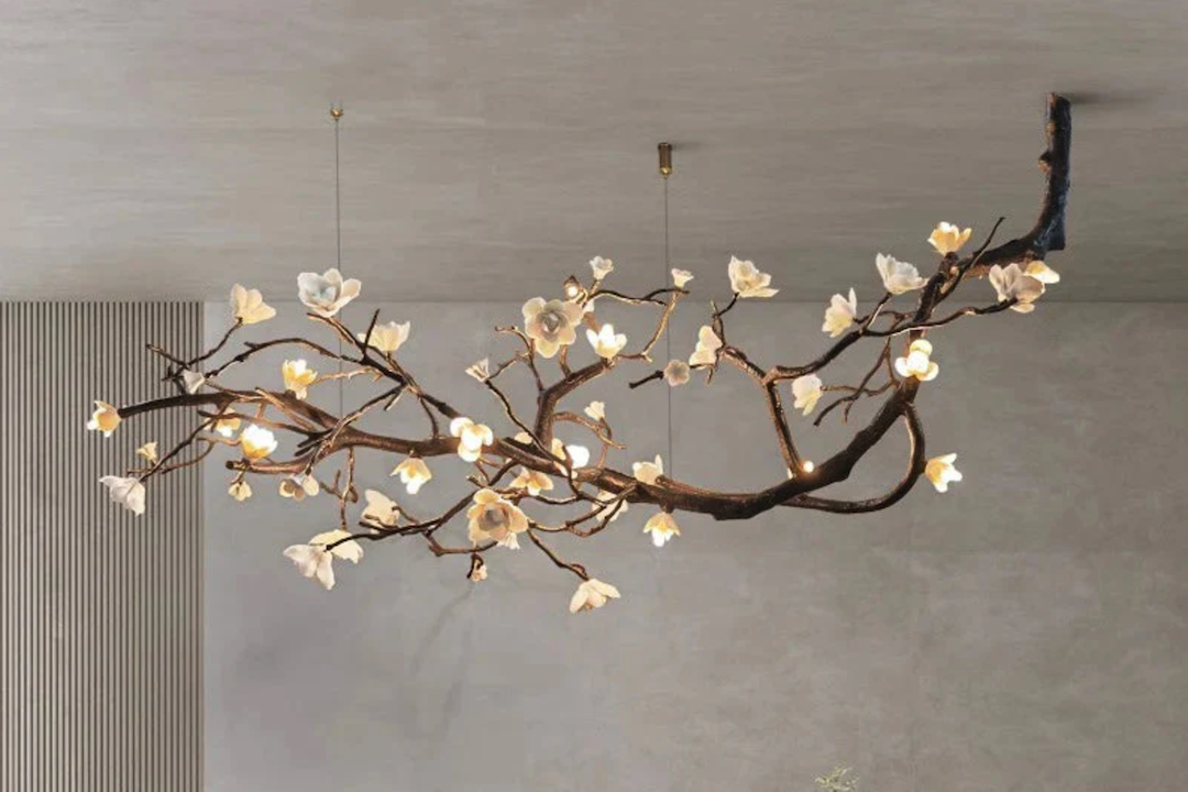 Elegance Illuminated: Luxury Plum Blossom LED Chandelier