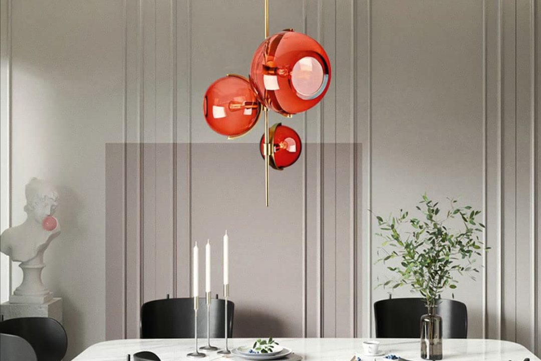 Stylish Red Chandelier: A Modern Favorite