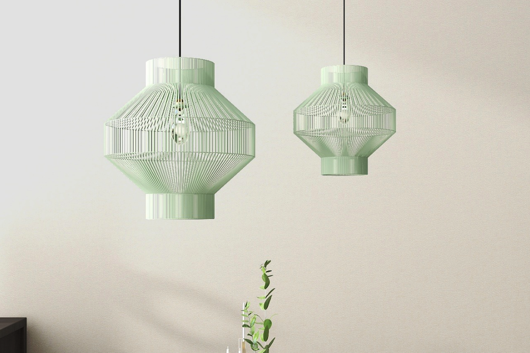 Upcycled Plastic Designer Lamp: Eco-Friendly Lighting