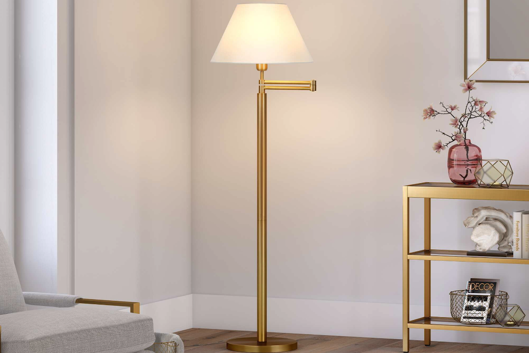 Enhance Your Space with an Adjustable Swing Arm Floor Lamp